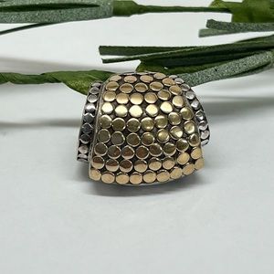 John Hardy .925/18K Gold Dot Large Slide Enhancer